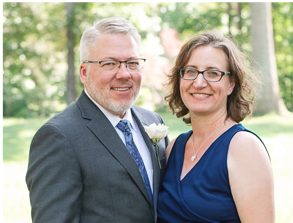 eric and leslee blue dress